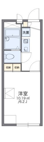 レオパレスしらゆりの間取り