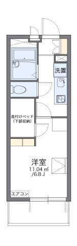 レオパレスフルリールの間取り