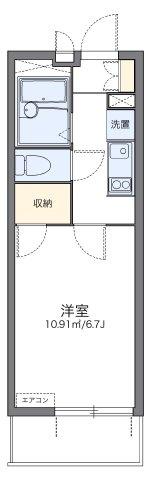 レオパレスサンヴィレッジの間取り