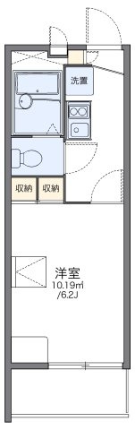 レオパレスニュー千葉ハイツ　Ｂの間取り