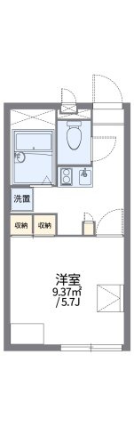 レオパレスブライトサニーハウスの間取り