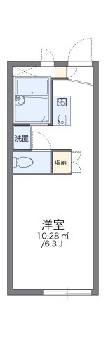 レオパレスパルフェの間取り