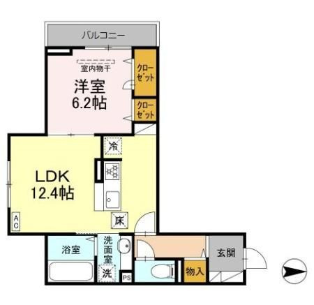 プルミエール新田の間取り