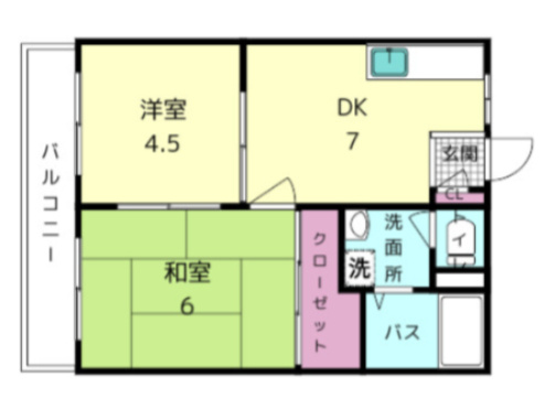 エスポワール神殿の間取り