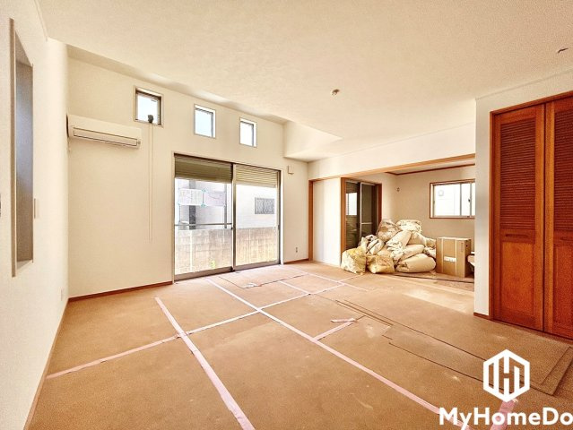 北区六が池町の居間・リビング