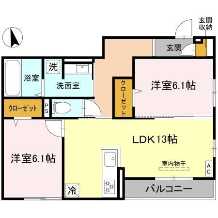 Field courtの間取り