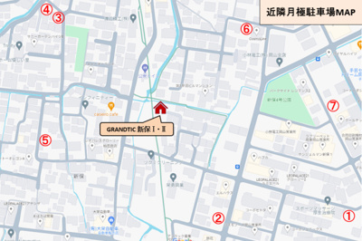【地図】 | GRANDTIC 新保Ⅰ
