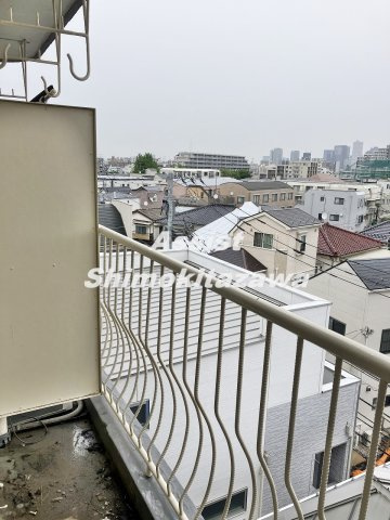 杉並区方南２丁目の賃貸マンションのバルコニー