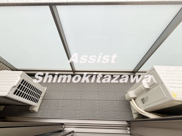 クレール世田谷のバルコニー