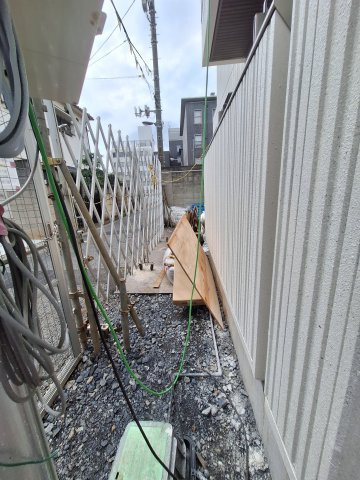 （仮称）矢来町メゾン西棟のエントランス