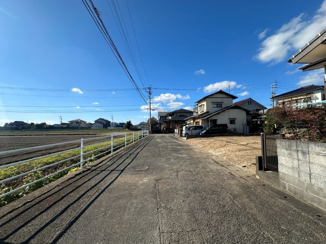 小郡市大崎土地の前面道路含む現地写真