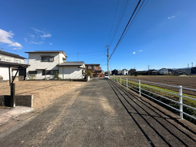 小郡市大崎土地の前面道路含む現地写真