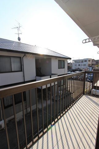 ノイハオス城西のバルコニー