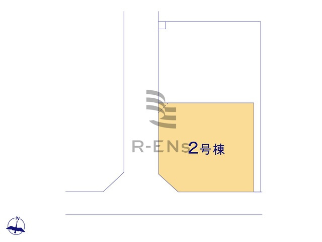 【区画図】 | 練馬区大泉学園町８丁目　新築戸建て | 駐車スペース2台分を確保（車種による）マイカーも安心です