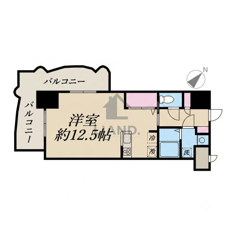 ロイヤル博多駅前　堅粕小学校区の間取り|ロイヤル博多駅前