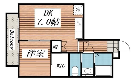 ビラ高輪の間取り|間取りです。