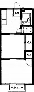 ハイランド駒沢 の間取り|間取りです。