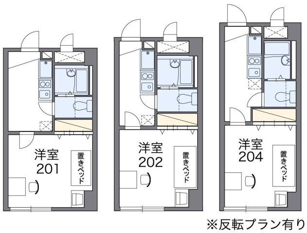 レオパレスひえだの間取り|代表的な間取のため実際の間取とは異なる場合があります