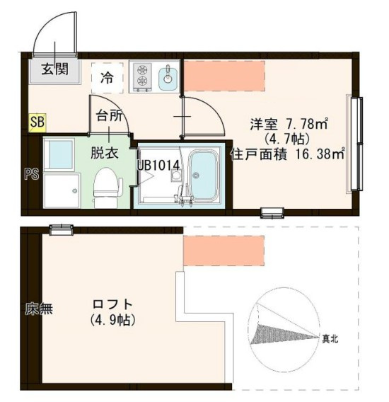 フェリシテ東小岩の間取り