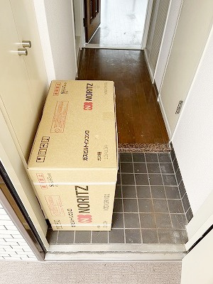 ミューゼ若林の玄関