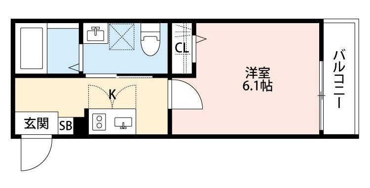 サヴォイ北千住の間取り|間取りです。