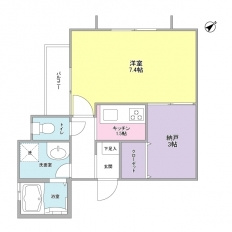 クレインビル小戸の間取り