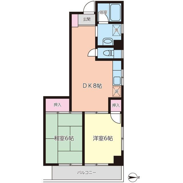 シャルマンクロワールの間取り