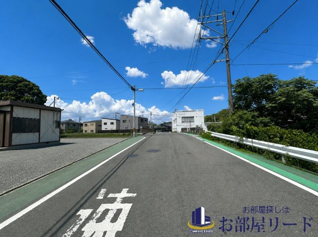 国分町土地の前面道路含む現地写真
