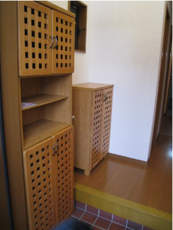紫竹桃ノ本町貸家の玄関