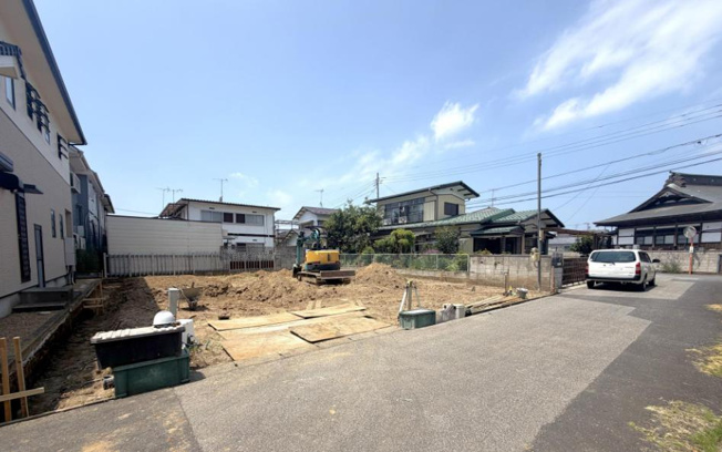 【外観】 | 取手市吉田　新築戸建 | 小中学校まで、それぞれ徒歩10分圏内！公園も近く子育て環境良好です(^^)/