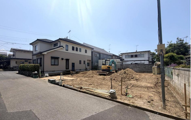 【前面道路含む現地写真】 | 取手市吉田　新築戸建