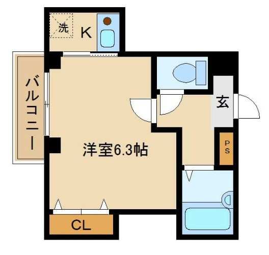 ルラシオンⅡの間取り|間取りです。