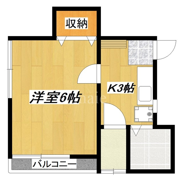 ハイツオオタの間取り|２面採光です♪