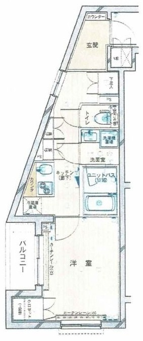 ルーブル中村橋参番館の間取り|間取りです。