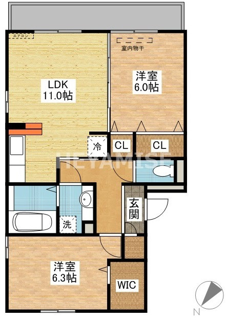 ソシア グローブの間取り