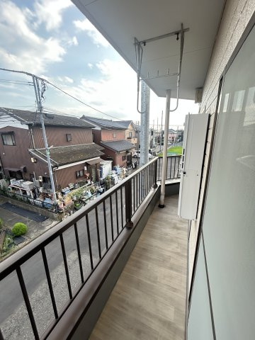 双葉ハイツⅠのバルコニー|※他号室写真です