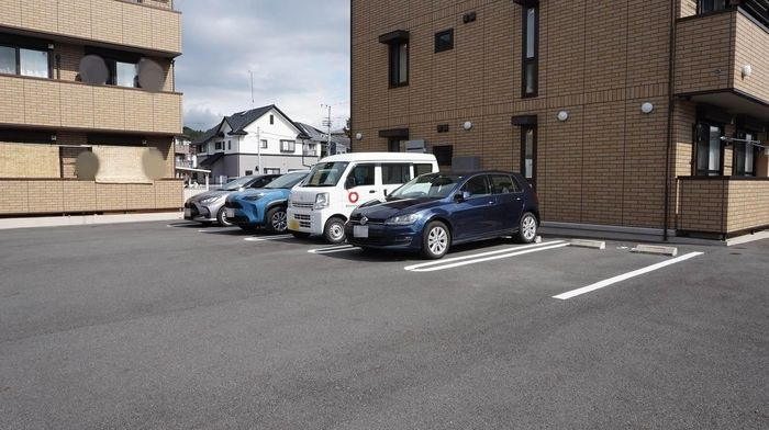 タウンリバティⅡの駐車場