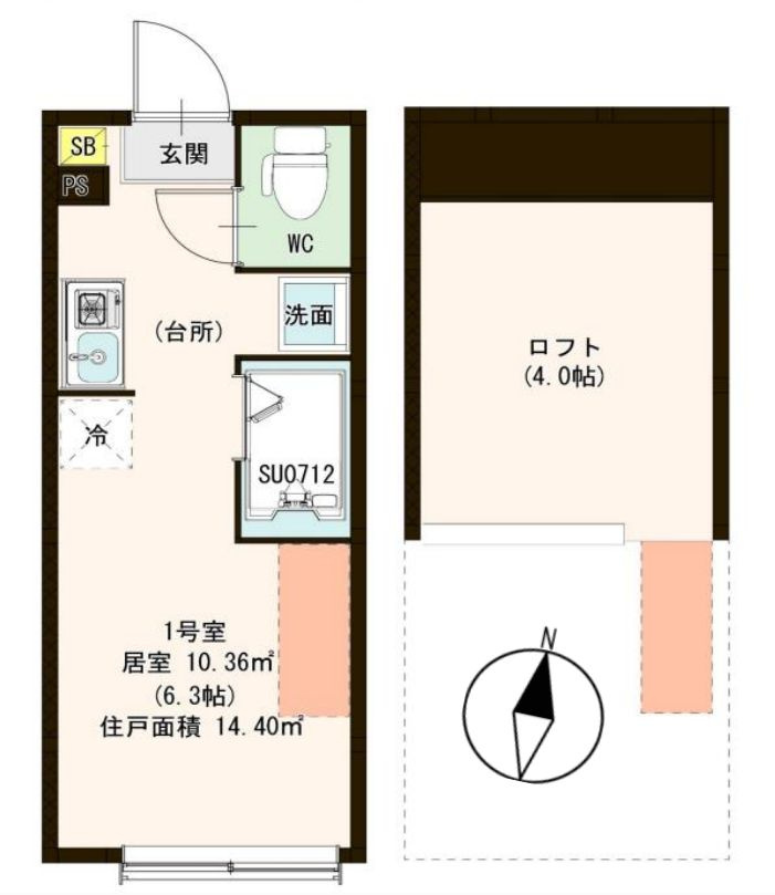 OKASIN（オカシン）の間取り