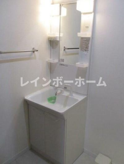 フラット柏の洗面所|使いやすい洗面所です