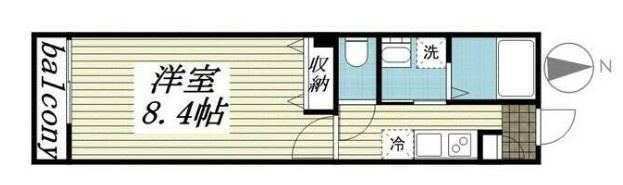 フラット柏の間取り