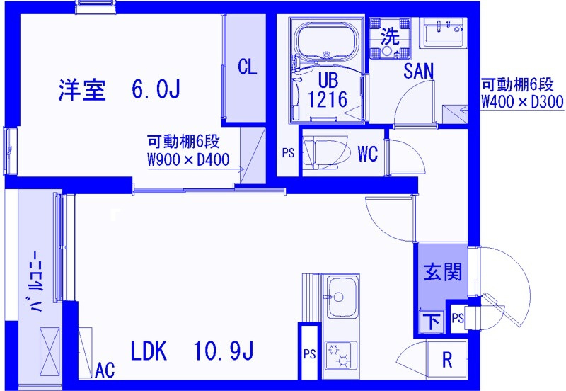 IXO・北大宮の間取り