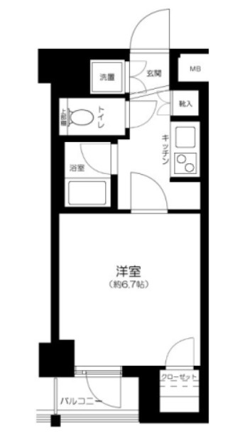 EXIM　OGIKUBOの間取り