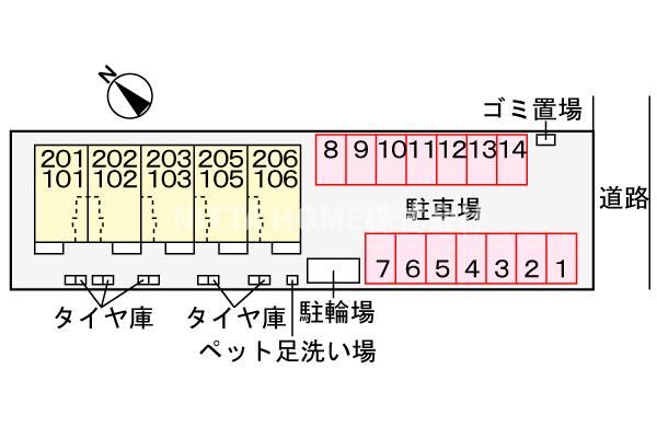 ボン・クールⅣの区画図