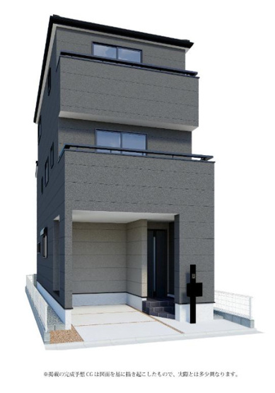 【外観パース】 | 東住吉区住道矢田6丁目