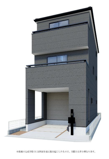 【外観パース】 | 東住吉区住道矢田6丁目