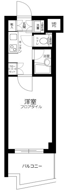 ルーブル新宿西落合伍番館の間取り