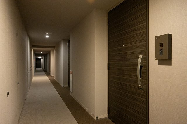 パークアクシス池田山のエントランス|落ち着いたエントランスです