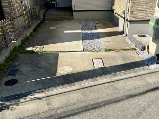 北町戸建の駐車場|カースペースがあります