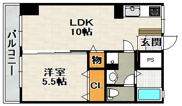 ユースクエアプラス雲雀丘花屋敷の間取り