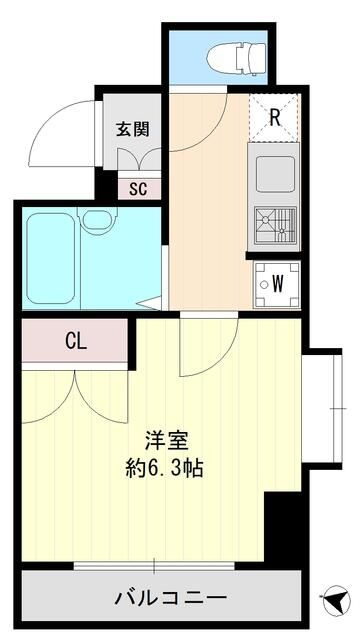Ｖｅｒｏｎａ板橋本町の間取り